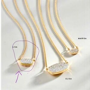 Kendra Scott Fine Jewelry Lisa 14k Diamond Pendant Necklace